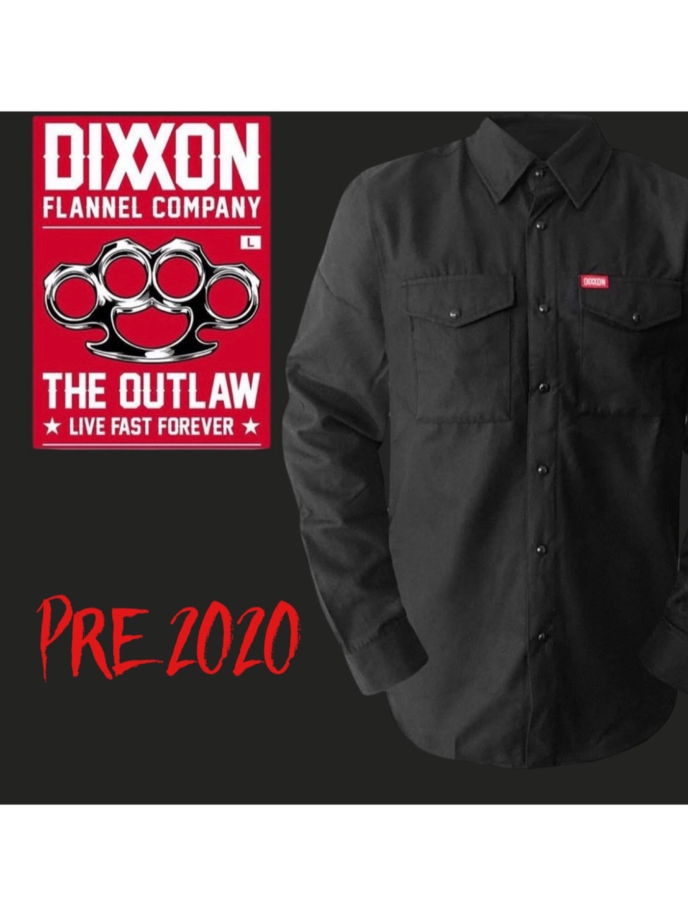 *NIB* Dixxon Flannel -THE OUTLAW- Pre 2020 Men’s XLarge